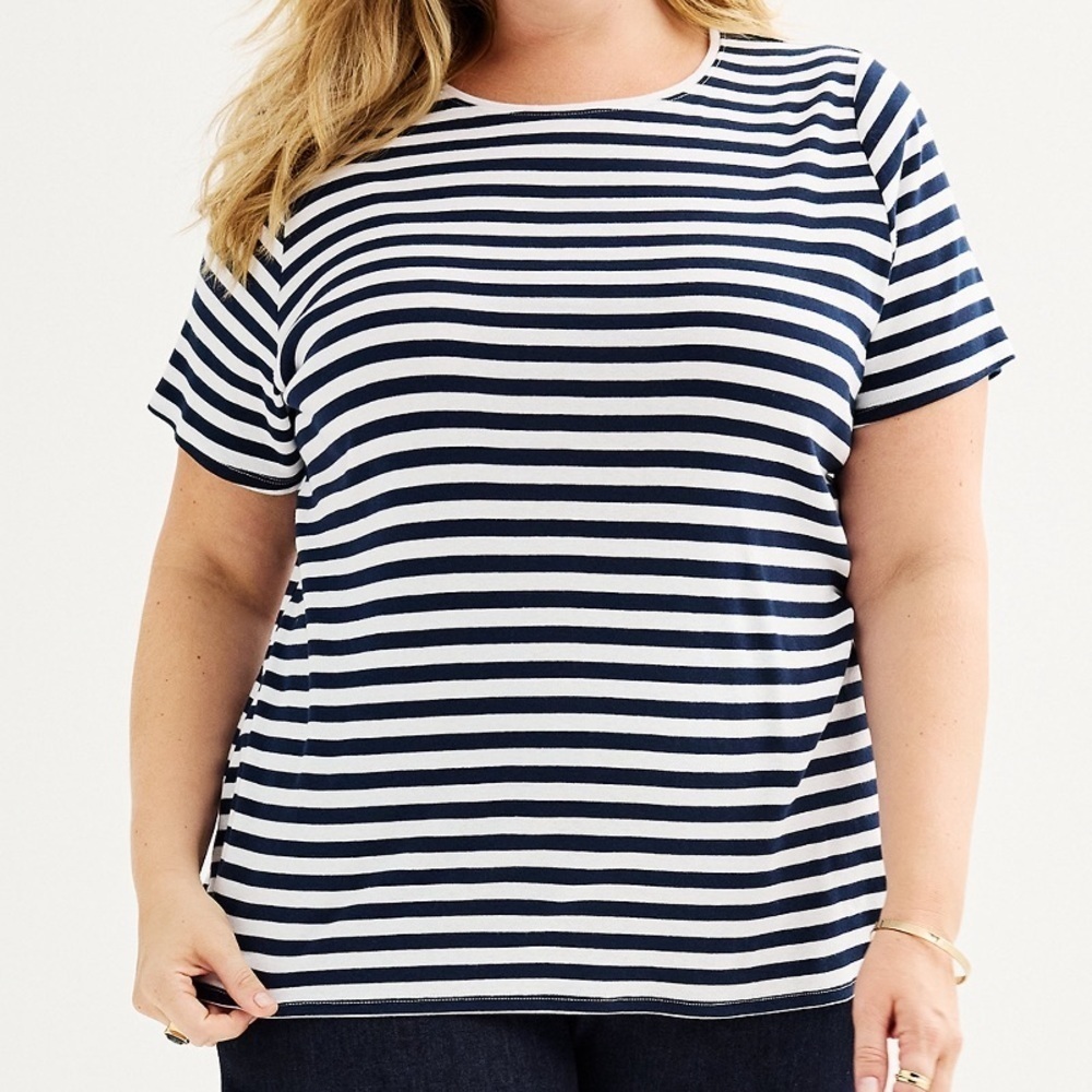 Croft & Barrow The Classic Tee Short Sleeve Crew Neck NWT